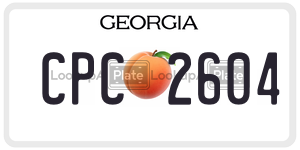CPC2604  license plate in GA