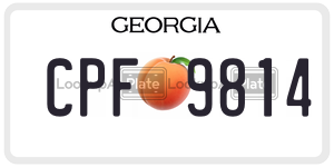 CPF9814  license plate in GA