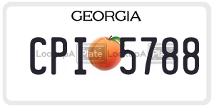 CPI5788  license plate in GA