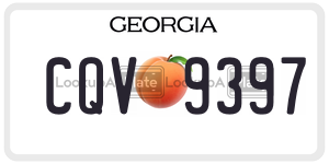CQV9397  license plate in GA
