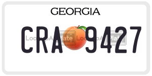 CRA9427  license plate in GA