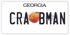 CRABMAN  license plate in GA