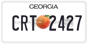 CRT2427  license plate in GA