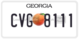 CVG8111  license plate in GA