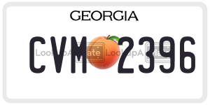 CVM2396  license plate in GA