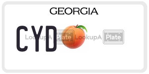 CYD license plate in Georgia