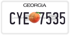 CYE7535  license plate in GA
