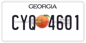 CYQ4601  license plate in GA