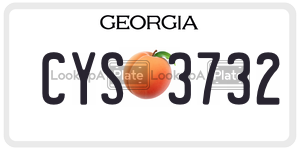CYS3732  license plate in GA