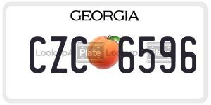 CZC6596  license plate in GA