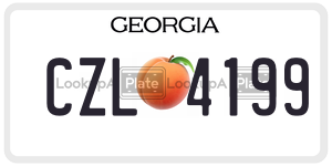 CZL4199  license plate in GA