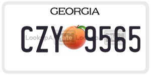 CZY9565 license plate in Georgia