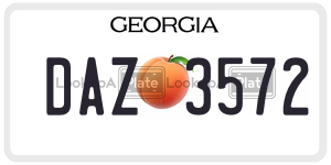 DAZ3572  license plate in GA