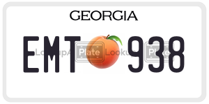 EMT938  license plate in GA