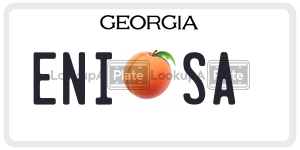 ENISA license plate in Georgia