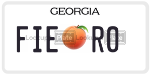 FIER0 license plate in Georgia