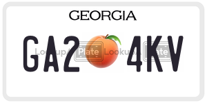 GA24KV  license plate in GA