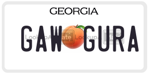 GAWGURA  license plate in GA