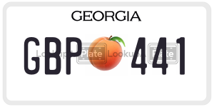 GBP441 license plate in Georgia