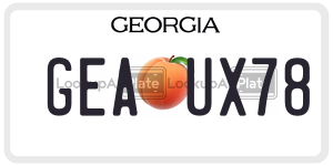 GEAUX78  license plate in GA
