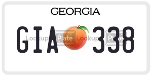 GIA338  license plate in GA