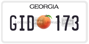 GID173 license plate in Georgia