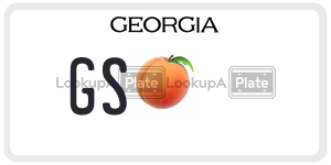 GS license plate in Georgia