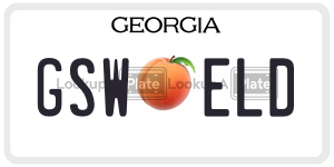 GSWELD license plate in Georgia