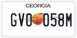 GV0058M  license plate in GA
