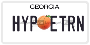 HYPETRN license plate in Georgia
