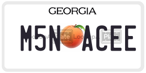 M5NACEE  license plate in GA