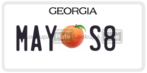 MAYS8 license plate in Georgia
