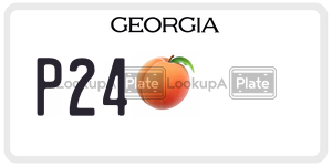 P24  license plate in GA