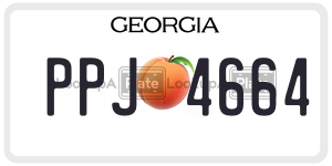 PPJ4664  license plate in GA