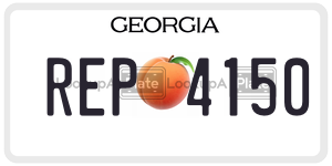 REP4150  license plate in GA