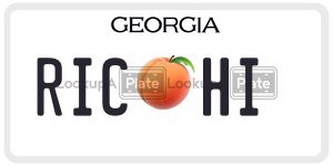 RICHI  license plate in GA