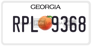RPL9368 license plate in Georgia
