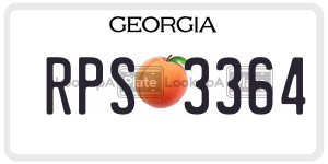 RPS3364  license plate in GA