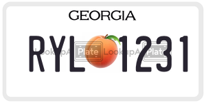 RYL1231 license plate in Georgia