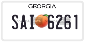 SAI6261  license plate in GA