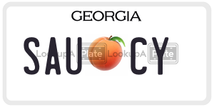 SAUCY  license plate in GA