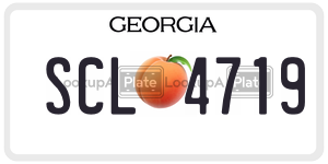 SCL4719  license plate in GA