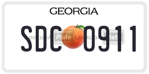 SDC0911  license plate in GA