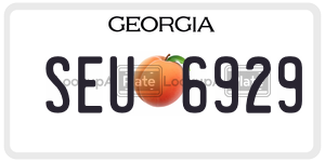 SEU6929 license plate in Georgia