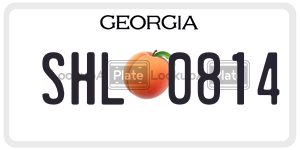 SHL0814 license plate in Georgia