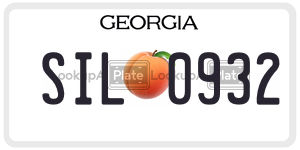 SIL0932 license plate in Georgia