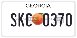 SKC0370 license plate in Georgia