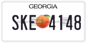 SKE4148  license plate in GA