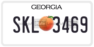 SKL3469  license plate in GA