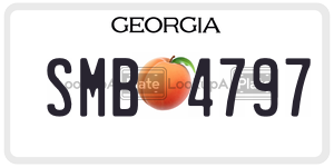 SMB4797  license plate in GA